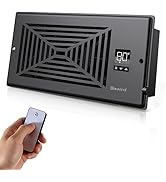 BIOWIND Quiet Register Booster Fan, Smart Register Vent Fits 4" x 10" Register Holes with Remote ...