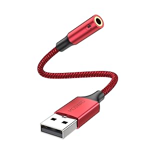 usb to 3.5mm audio adapter