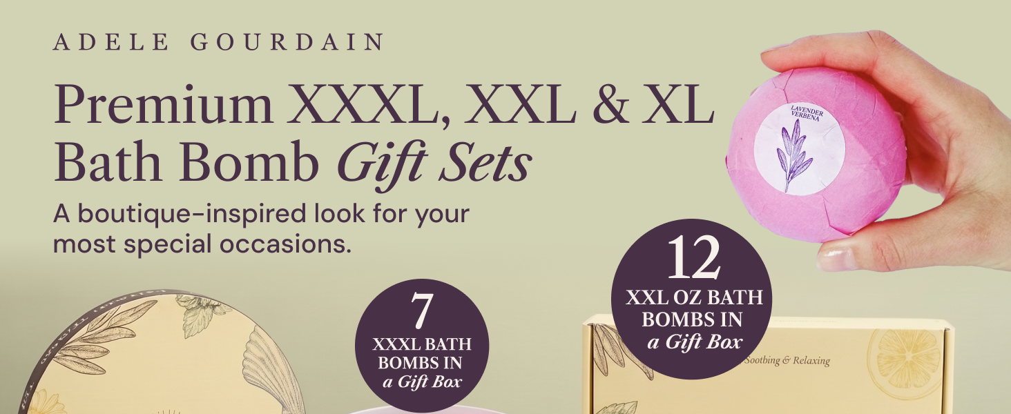 bath bombs for valentines day gift box for her self care, luxury spa gift set, gift box for partner