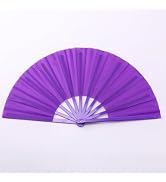ffscafscn Plastic 13inch Large Rave Fan Popping Fan Clacking Fans for Line Dancing,Hand Fans for ...