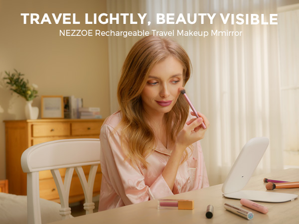 makeup mirror; vanity mirror; mirror with lights; lighted makeup mirror; light up mirror