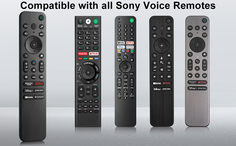 for Sony-TV-Remote-Control, Replacement for Sony Bravia TV Remote for Smart TVs with Voice Function