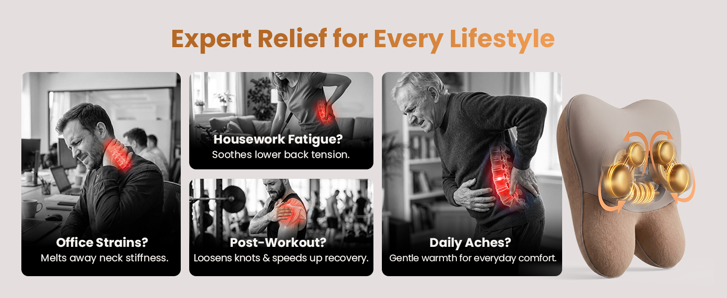 back massager for deep relief