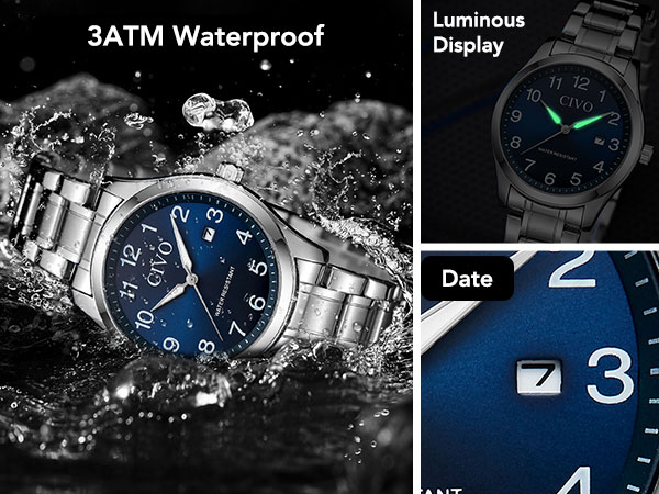 silver watch for men