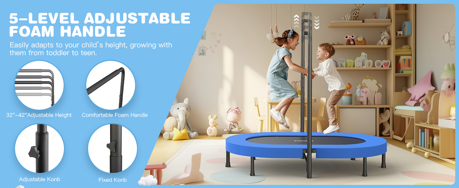 ANCHEER Double Kids Trampoline