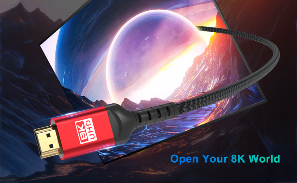 ALLEASA HIGH-SPEED 8K HDMI CABLES