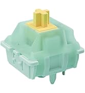 DRAOZA Kutethy X Gateron Jade Series Pro Yellow Switches,55gf Pre-lubed 5 Pin Linear Keyboard Swi...