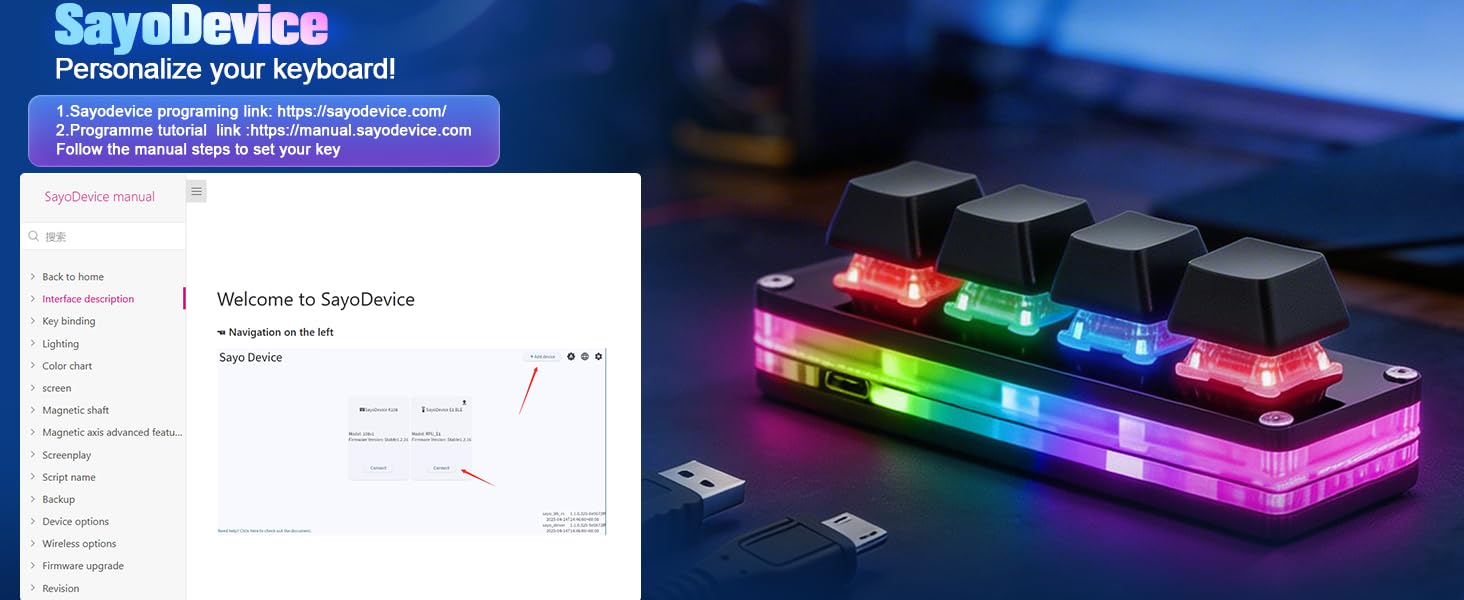 4 key mini mechanical programmable keypad gaming keyboard cherry shaft OSU