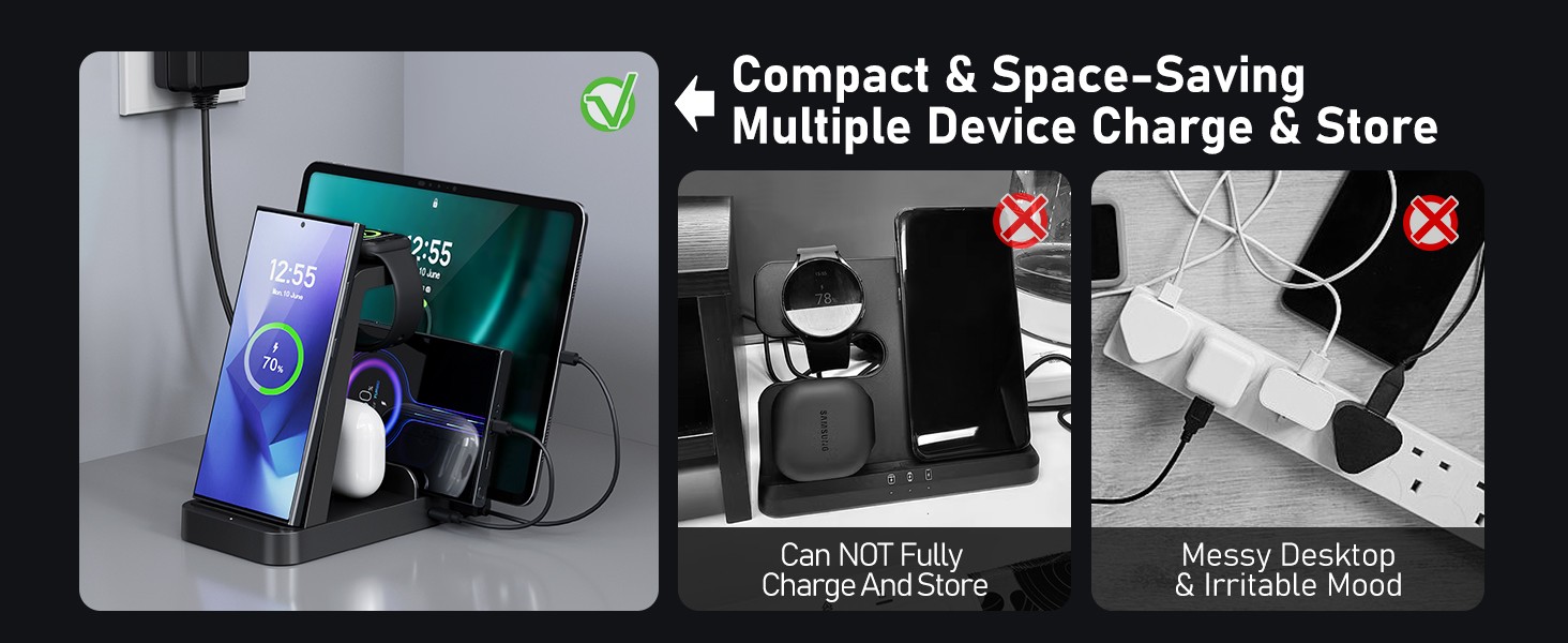 5 in 1 Wireless Charging and Storage