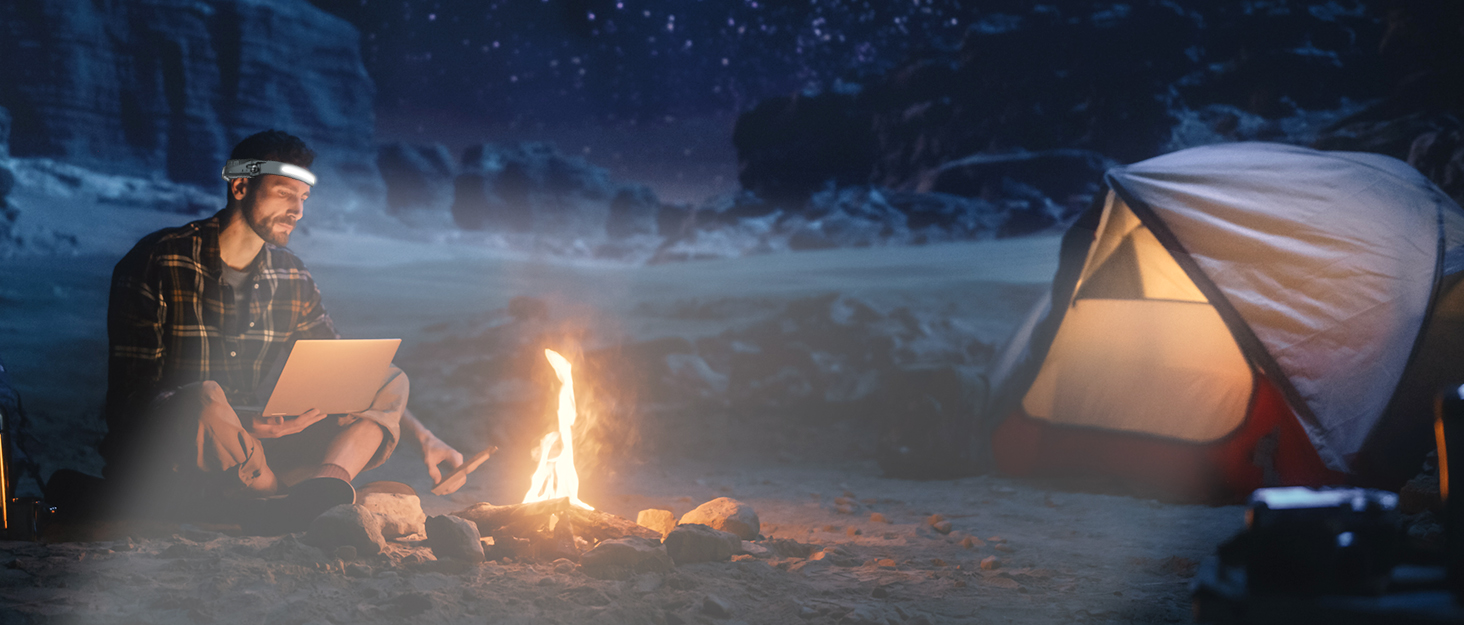 headlamp rechargeable led head lamp light flashlight camping headlight