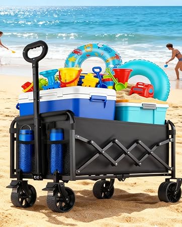 Collapsible Foldable Wagon Cart with Wheels