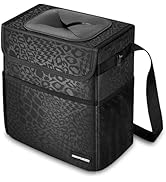 SIBOFUEGO Cute Car Trash Can with Lid - Leak Proof Car Trash Bag Hanging Waterproof Car Garbage C...