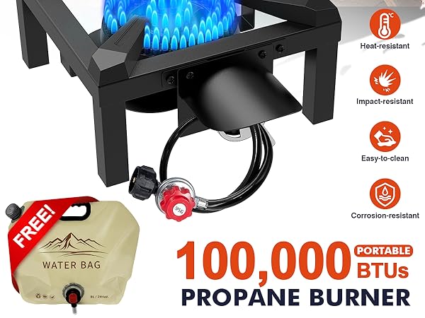 single propane burner