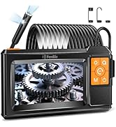 Dual-Lens Borescope with Light,Endoscope Camera with Light with 4.3" IPS Screen,1920P HD with 8 L...