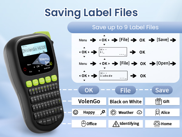 label maker machine with tape