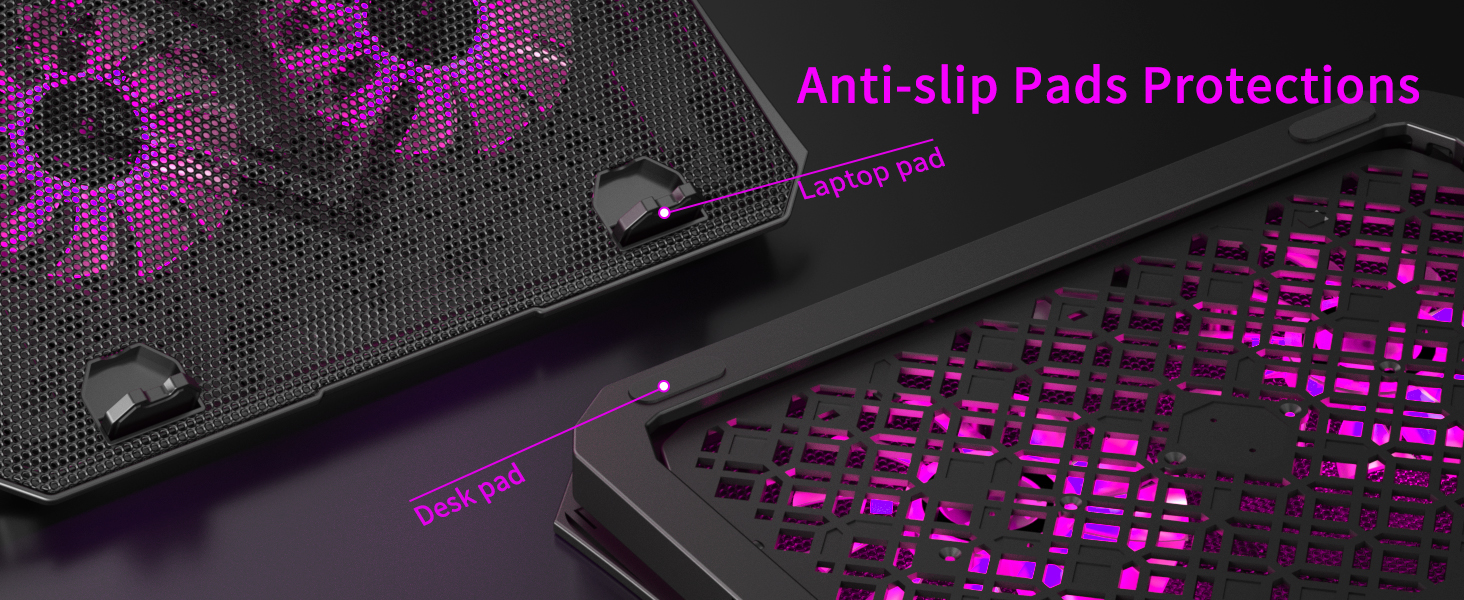 KeiBn Laptop Cooling Pad with RGB lights