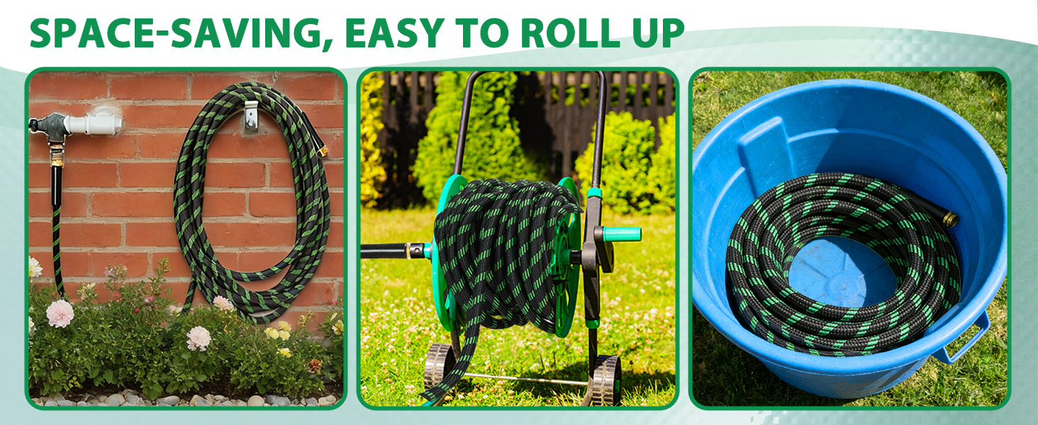 flexible garden hose 100ft