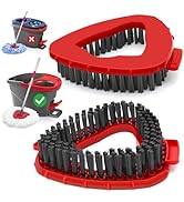 TidyBliss Scrub Brush Attachments 2 PCS for O-Cedaar EasyWring 1 Tank System, Floor Scrubber Mop ...