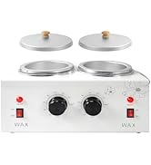 1.2L Double Portable Wax Warmer Machine for Painless Hair Removal, Women Men Professional Wax Hea...