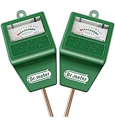Dr.meter Soil Moisture Meter, 2 Packs Soil Test Kit for Garden Lawn Farm Indoor &amp; Outdoor Use - S...