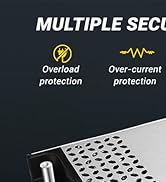 New Version Converter, 110V AC to 12V DC Converter Power Supply 12V 600W 50A DC Switch Transforme...