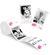 NIIMBOT Photo Papers Only Compatible with Pro Series Label Makers, Cute Cat Stickers for Kids, Be...