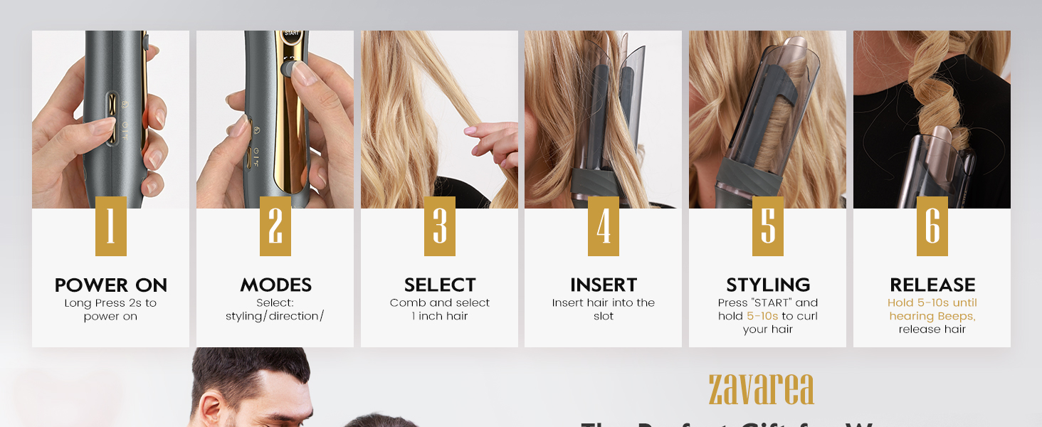 hair curler automatic rotating