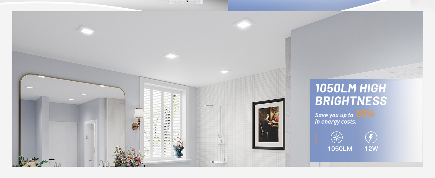 amico 6 inch led recessed lighting
