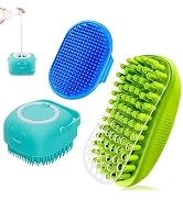 3PCS Dog Bath Brush | Dog Scrubber for Bath | Dog Shampoo Brush | Dog Washing/Shower Brush, Suita...
