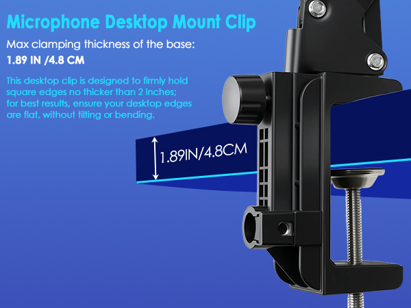 Boom Arm Stand for HyperX SoloCast 2 Adjustable Scissor Mic Stand HyperX SoloCast 2 Microphone 