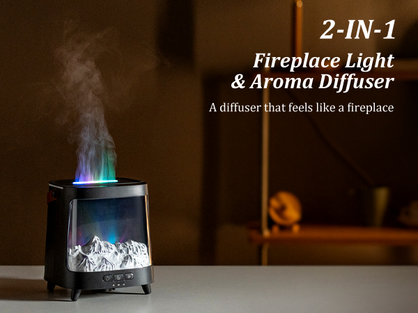 Essential Oil Scent Diffuser,300ML Aroma Ultrasonic Aromatherapy Fragrant Humidifier Vaporizer