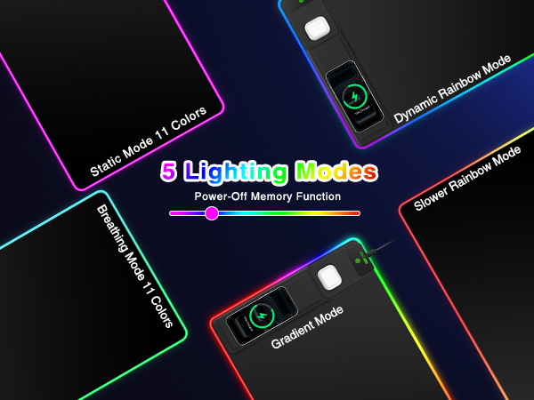 light up desk pad