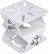 WiTi Universal Joint Mount for Security Camera, 3-Axis Bracket Adjustable Solid Metal Base,Connec...