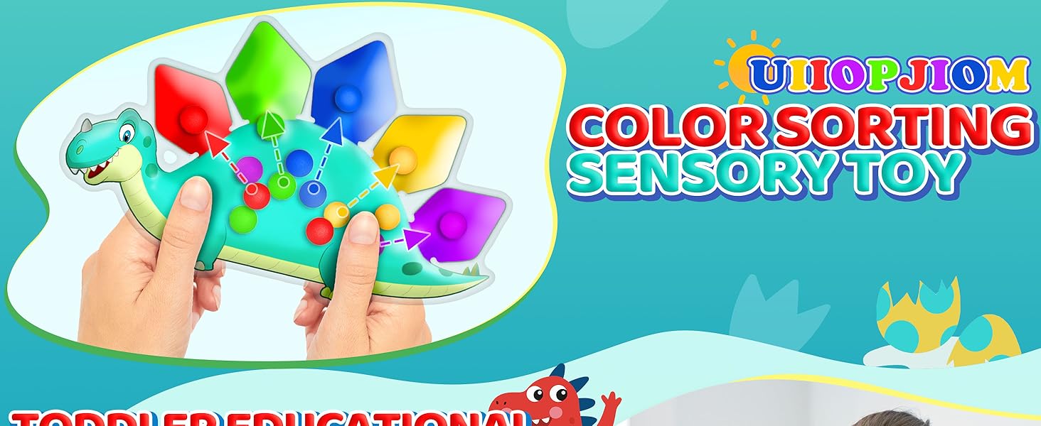 color sorting sensory toys