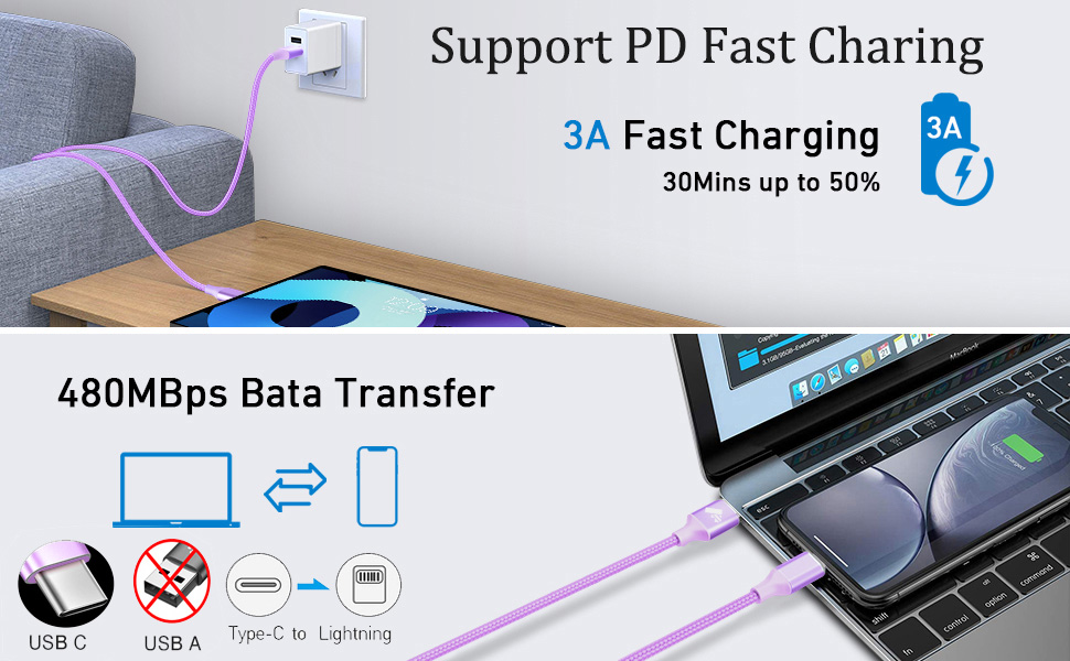 lightning cable usb c 