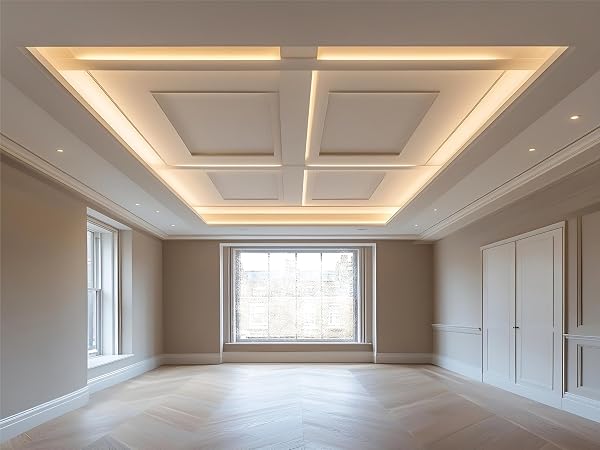 3500K COB LED Strip light for ceiling, Bendable, Dimmable, Cuttable, Flexible, Durable, Small, thin