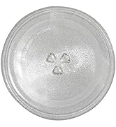 Microwave Replacement Glass Tray,12.5 in(31.5cm) Diameter Thickened Heat Resistant Microwave Glas...