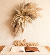 WILD AUTUMN Fluffy Boho Wall decor - DIY pampas grass kits,Decorative pampas cloud,Mirror Decorat...