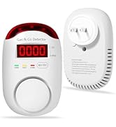 Combination Gas &amp; Carbon Monoxide Detectors - Koabbit Plug in Carbon Monoxide Detector,Propane, N...