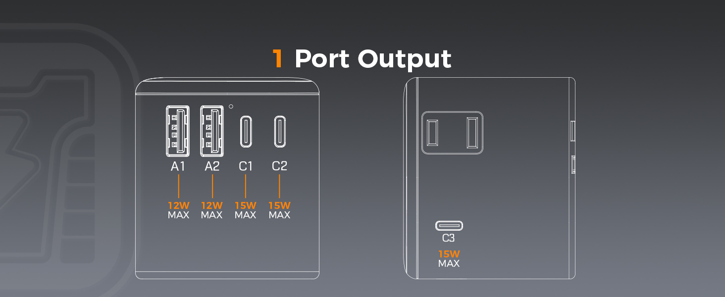 1 Output Port