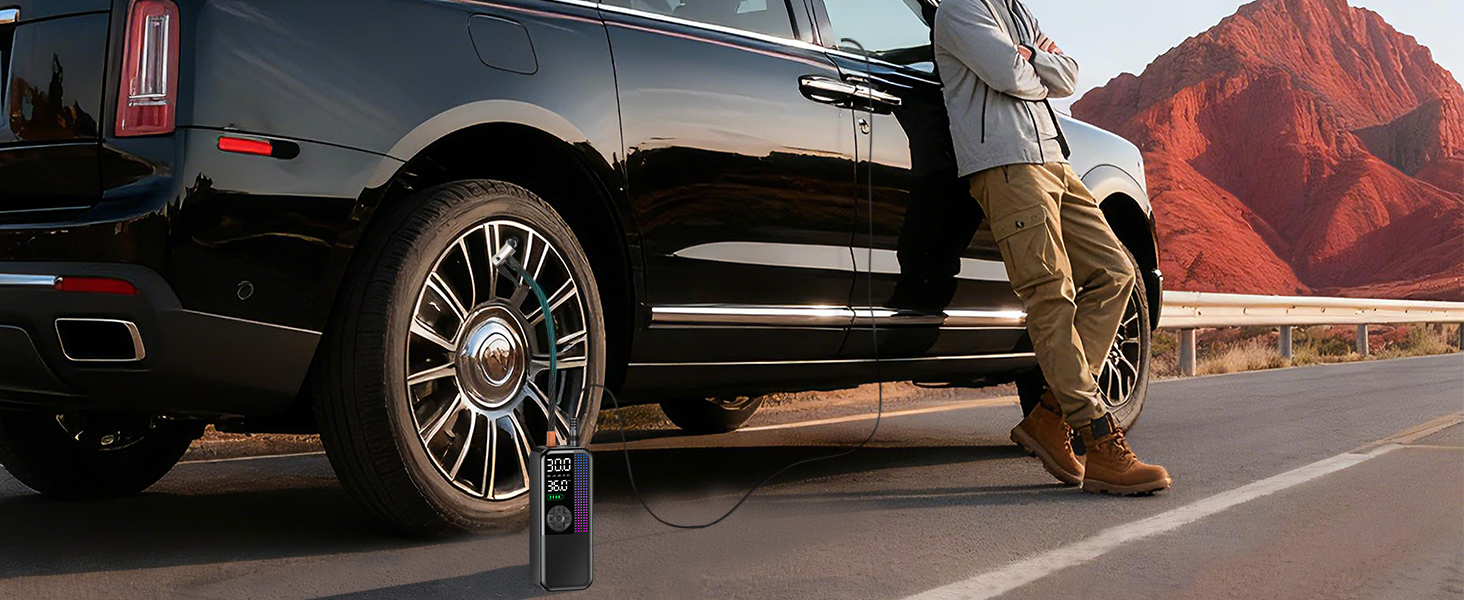 tire inflator portable air compressor