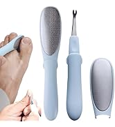 KINTEGOOD 2-in-1 Precision Callus Remover and Bunion Scrubber, Detachable Mini Travel Foot File E...