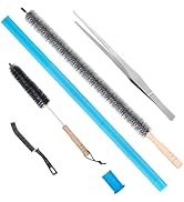 5 Pcs Dryer Vent Cleaner Kit, Flexible Dryer Lint Brush for Lint Trap, Dryer Vent Vacuum Hose Att...