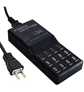 Haioulun 65W 12-in-1 USB C Desktop Charger Station for MacBook Pro/Air, iPhone 15, iPad, (8×USB-C...