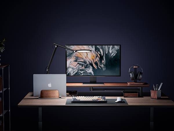 vertical laptop stand holder desk organizer