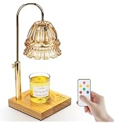 MACASA Candle Warmer Lamp with Remote Control &amp; Touchpad Electric Candle Warmer Lamp with Timer &amp;...