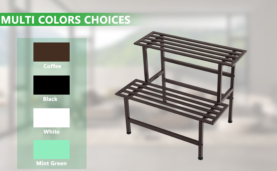 dipion 2 tier ladder plant stand,multicolor