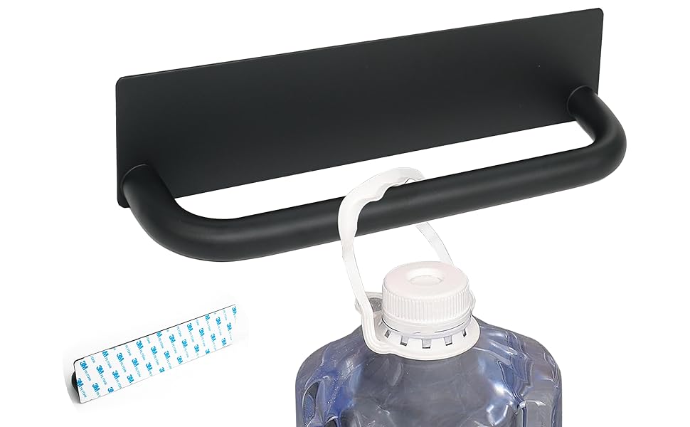 adhesive hand towel holder, no drill towel holder, adhesive towel racks for bathroom