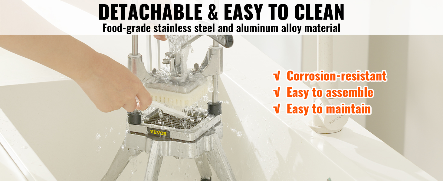 stainless steel french fry cutter