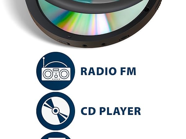 cd player portable bluetooth car mp3 music speaker home disc external laptop compact disk personal
